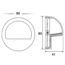Florrie Aluminium Step Light